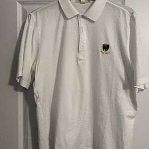 Fairway & Greene White Polo Shirt with Logo